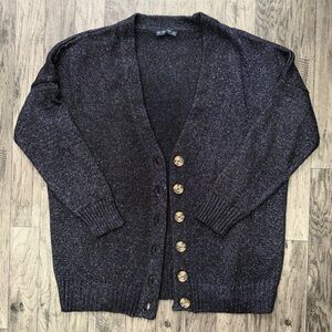 Zara glitter navy Sweater
